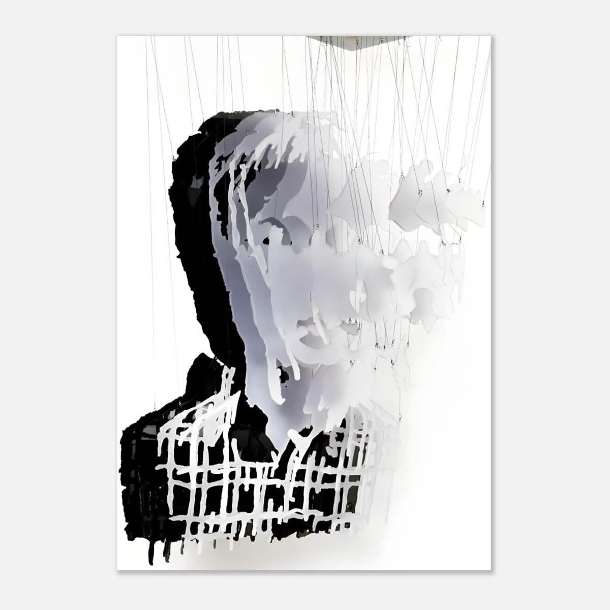 Da Vinci Modern Minimalist Wall Art - Aluminum Print - 70x100 cm / 28x40″ -