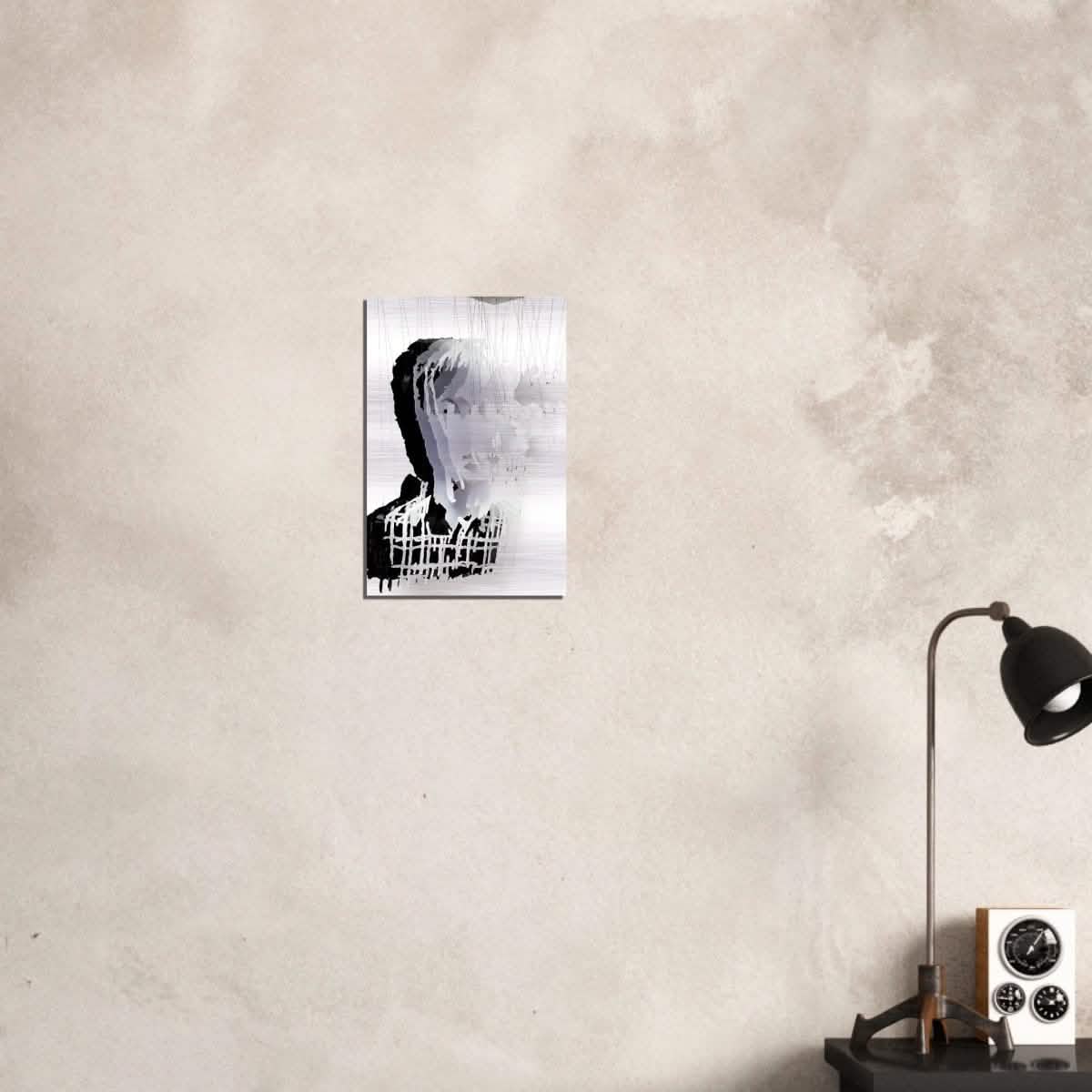 Da Vinci Modern Minimalist Wall Art - Brushed Aluminum Print - 30x45 cm / 12x18″ -