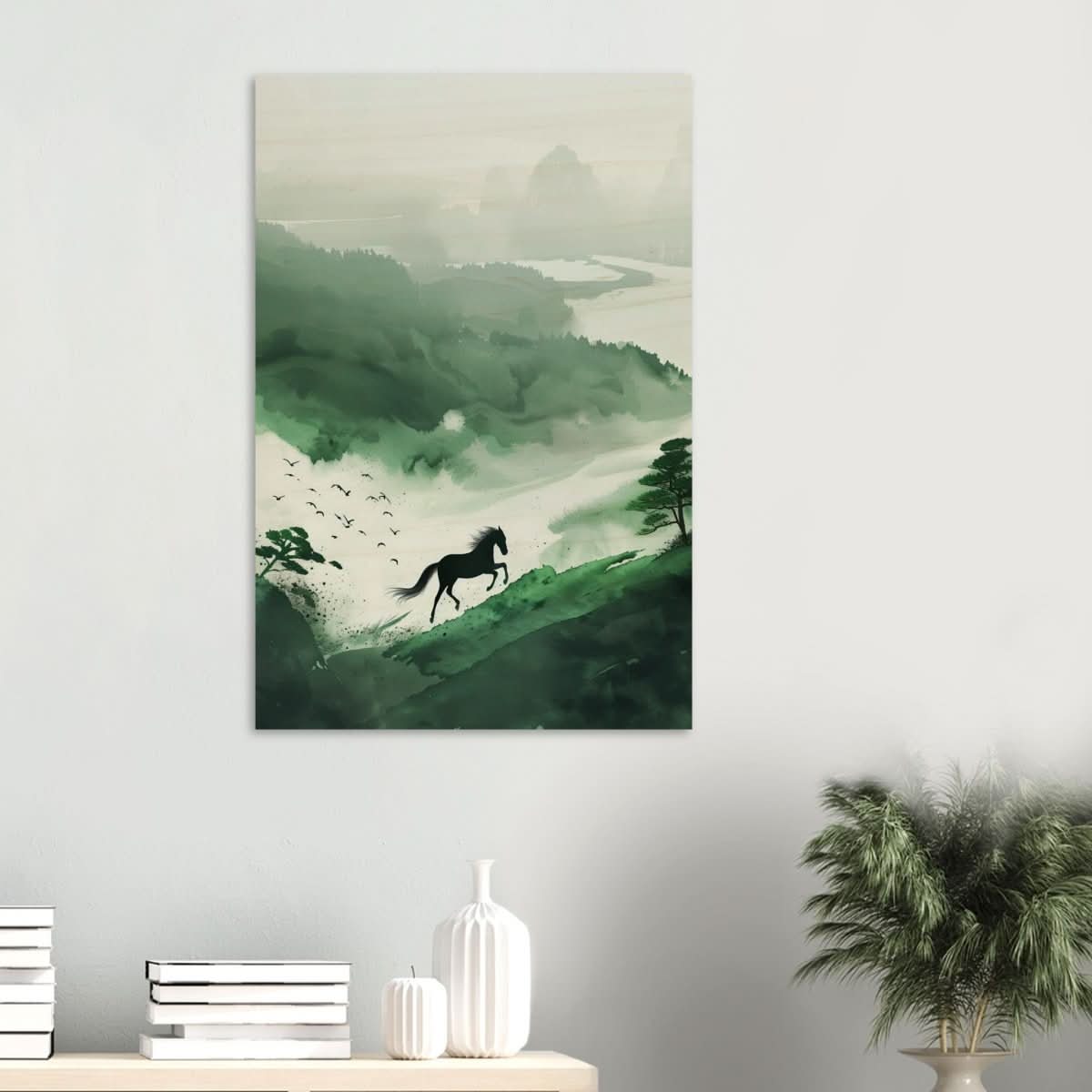 Da Vinci Modern Minimalist Wall Art - Wood Prints - 60x90 cm / 24x36″ - 20 mm