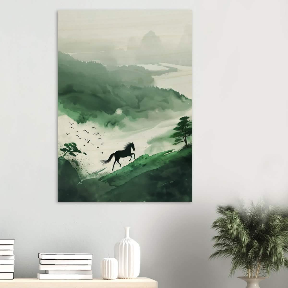 Da Vinci Modern Minimalist Wall Art - Wood Prints - 70x100 cm / 28x40″ - 10 mm