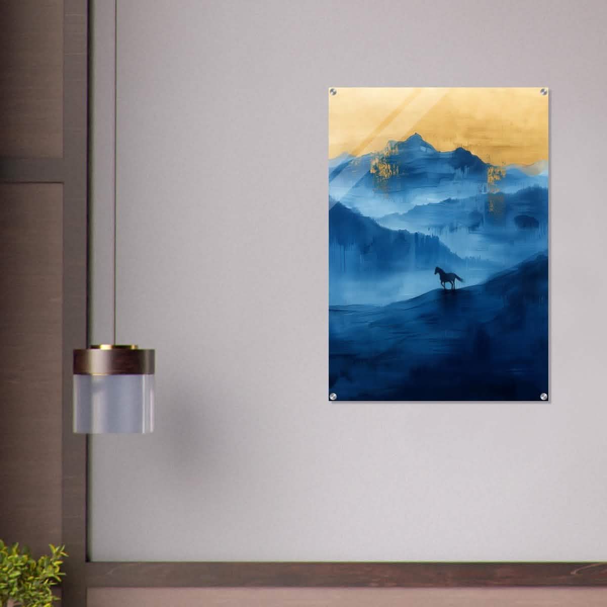 Da Vinci Modern Minimalist Wall Art - Acrylic Print - 70x100 cm / 28x40″ -