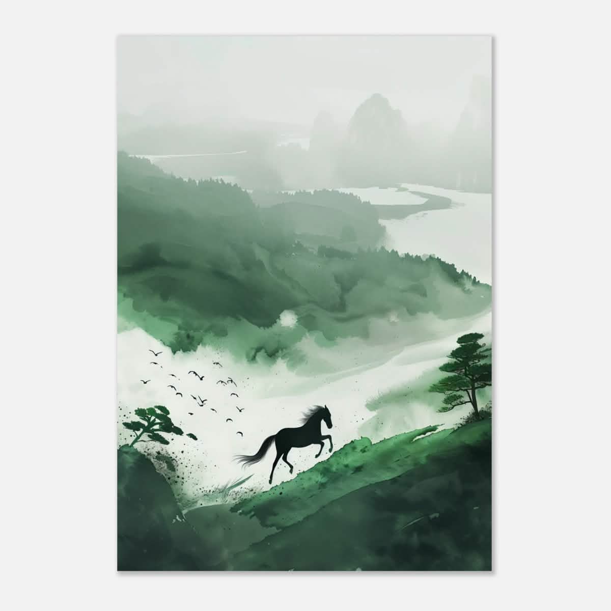 Da Vinci Modern Minimalist Wall Art - Aluminum Print - 70x100 cm / 28x40″ -