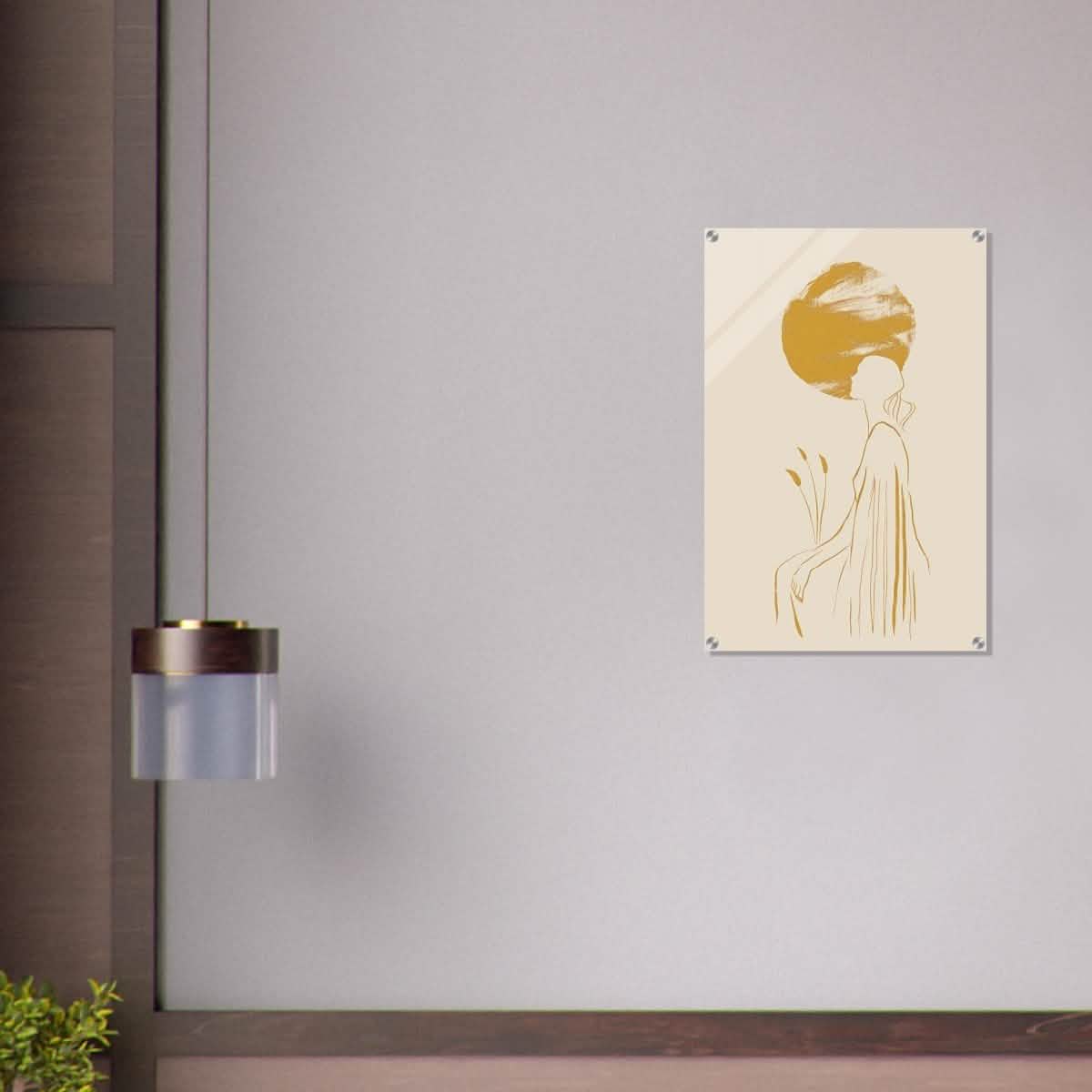 Da Vinci Modern Minimalist Wall Art - Acrylic Print - 50x75 cm / 20x30″ -