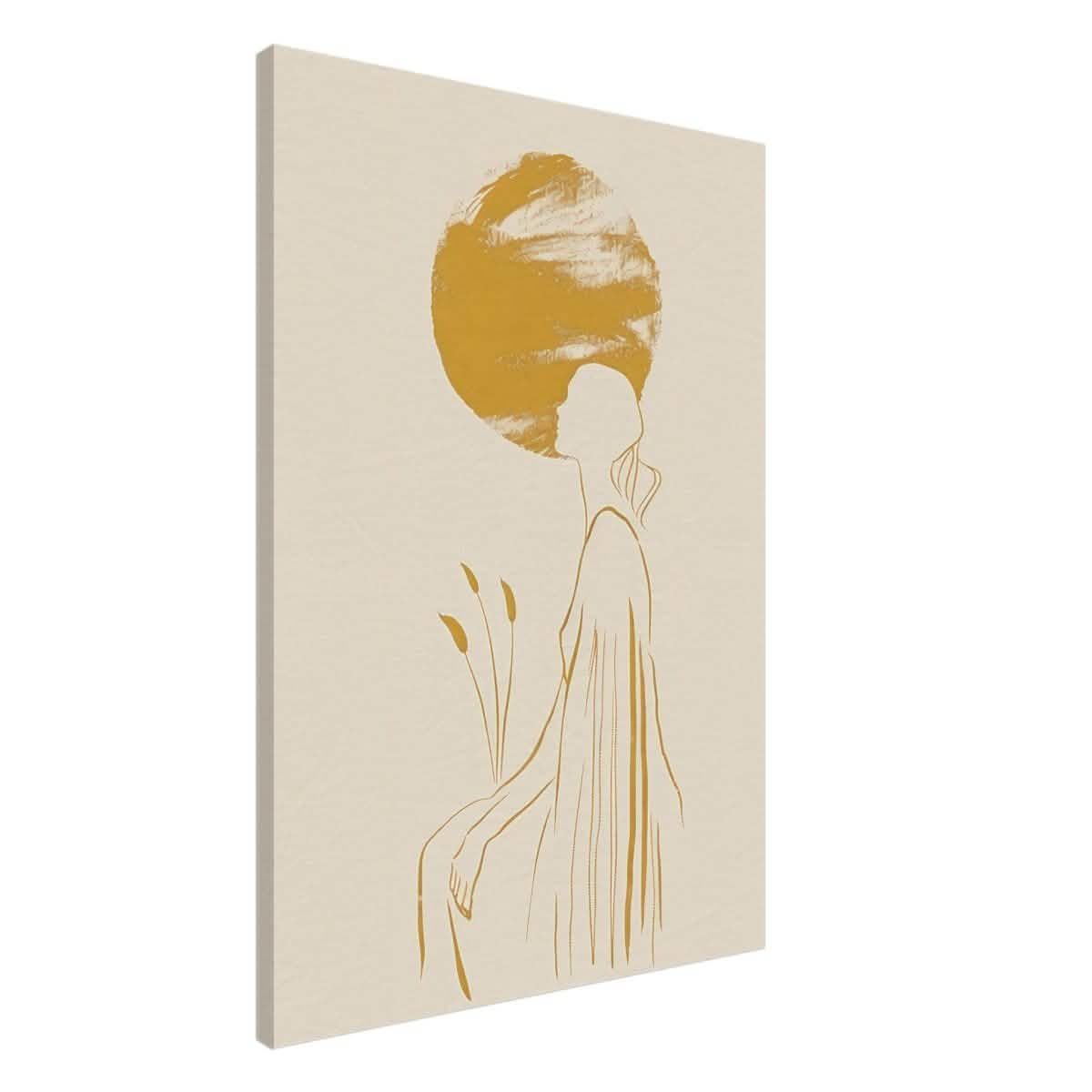 Da Vinci Modern Minimalist Wall Art - Canvas - 70x100 cm / 28x40″ - Thick