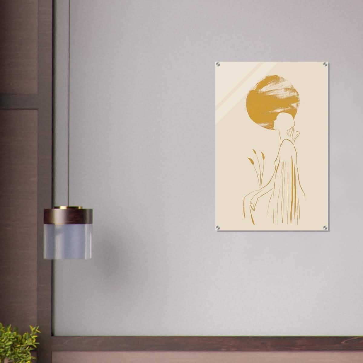 Da Vinci Modern Minimalist Wall Art - Acrylic Print - 60x90 cm / 24x36″ -