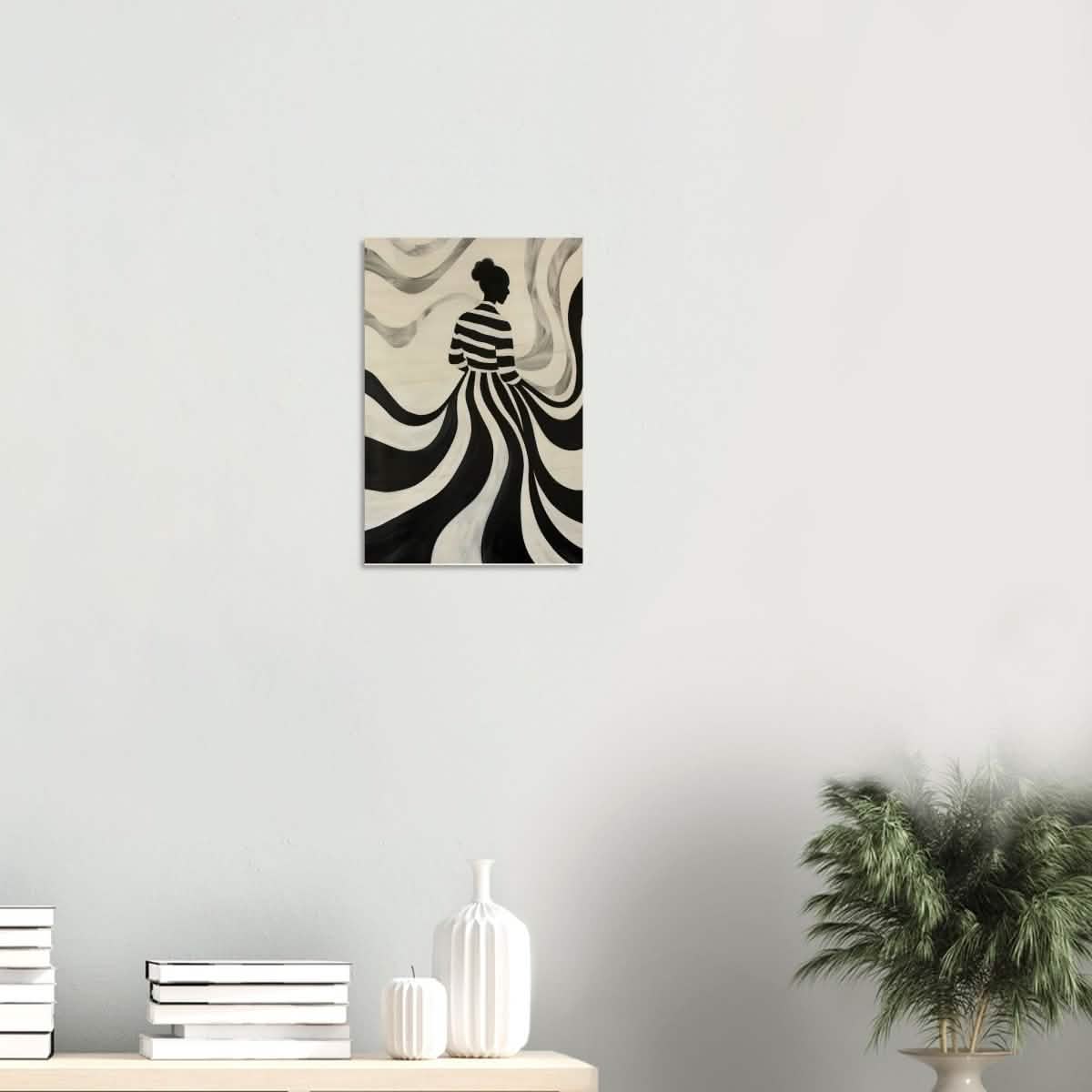 Da Vinci Modern Minimalist Wall Art - Wood Prints - 30x45 cm / 12x18″ - 20 mm