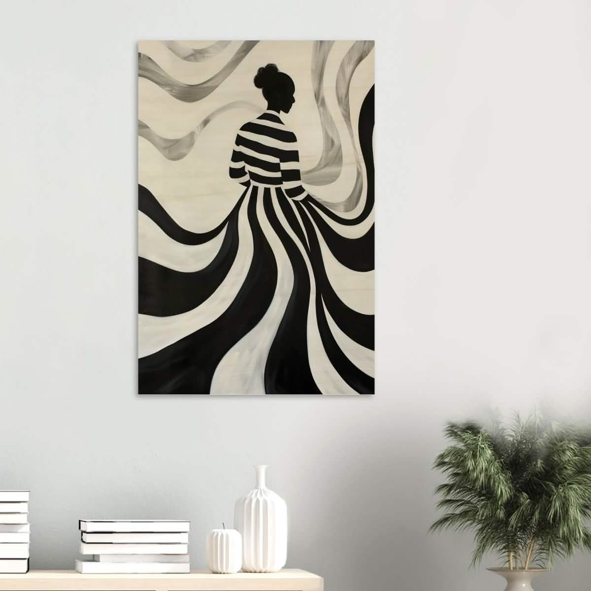 Da Vinci Modern Minimalist Wall Art - Wood Prints - 60x90 cm / 24x36″ - 20 mm