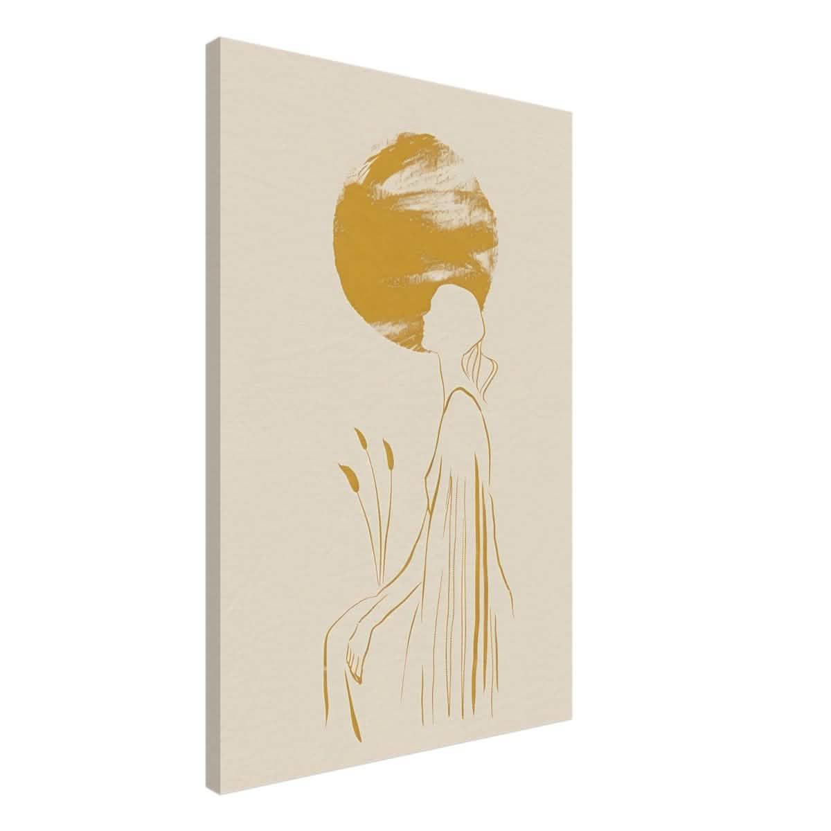 Da Vinci Modern Minimalist Wall Art - Canvas - 60x90 cm / 24x36″ - Thick