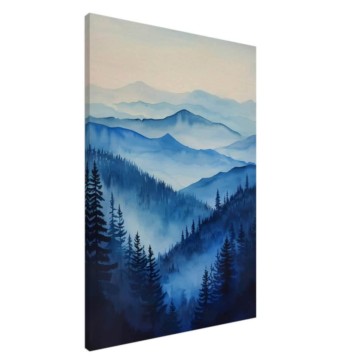 Da Vinci Modern Nature Wall art Print | Modern Wall art Print | Blue Mountain - Acrylic Print - 30x45 cm / 12x18″ -