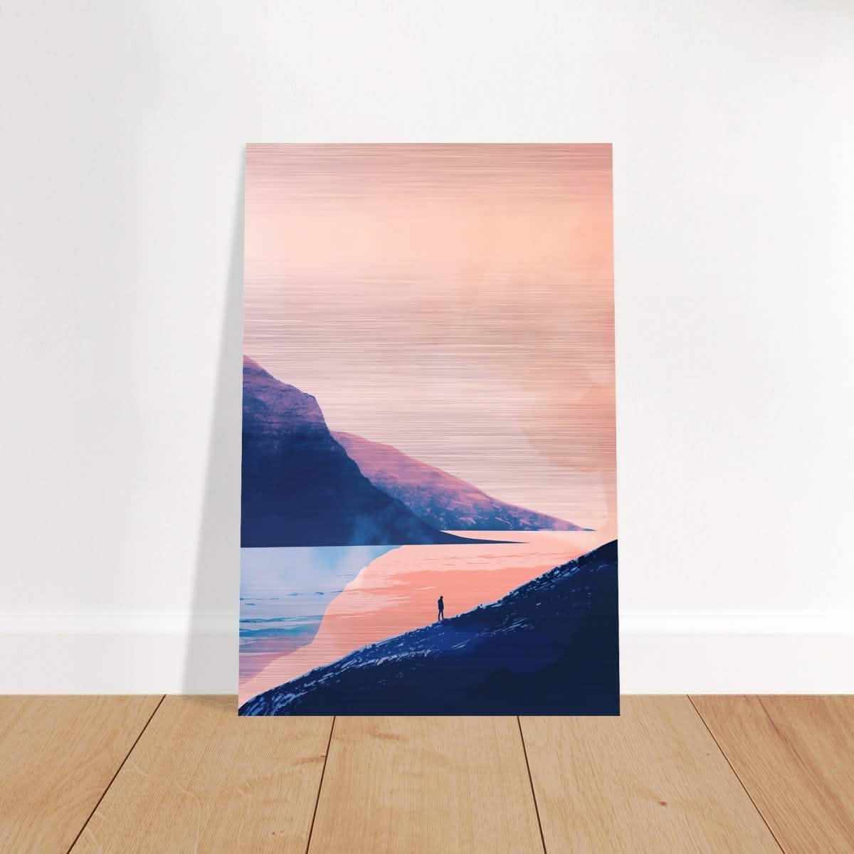 Da Vinci Modern Nature Wall art Print | Modern Wall art Print - Brushed Aluminum Print - 30x45 cm / 12x18″ -