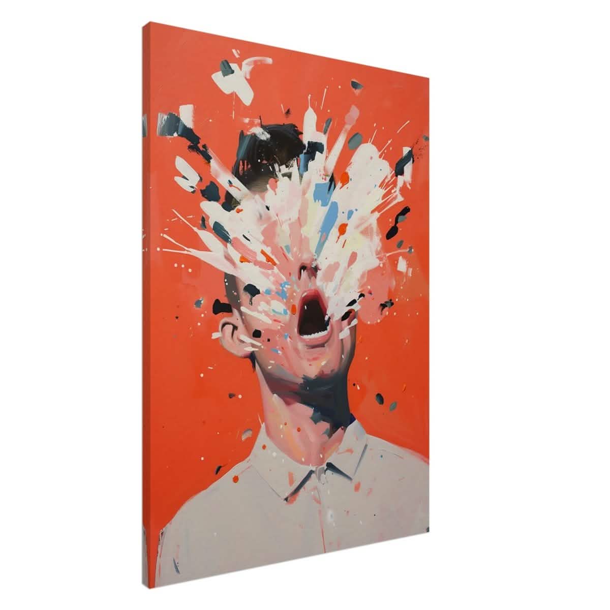 Da Vinci Modern Pop art Wall Art - Canvas - 70x100 cm / 28x40″ - Slim