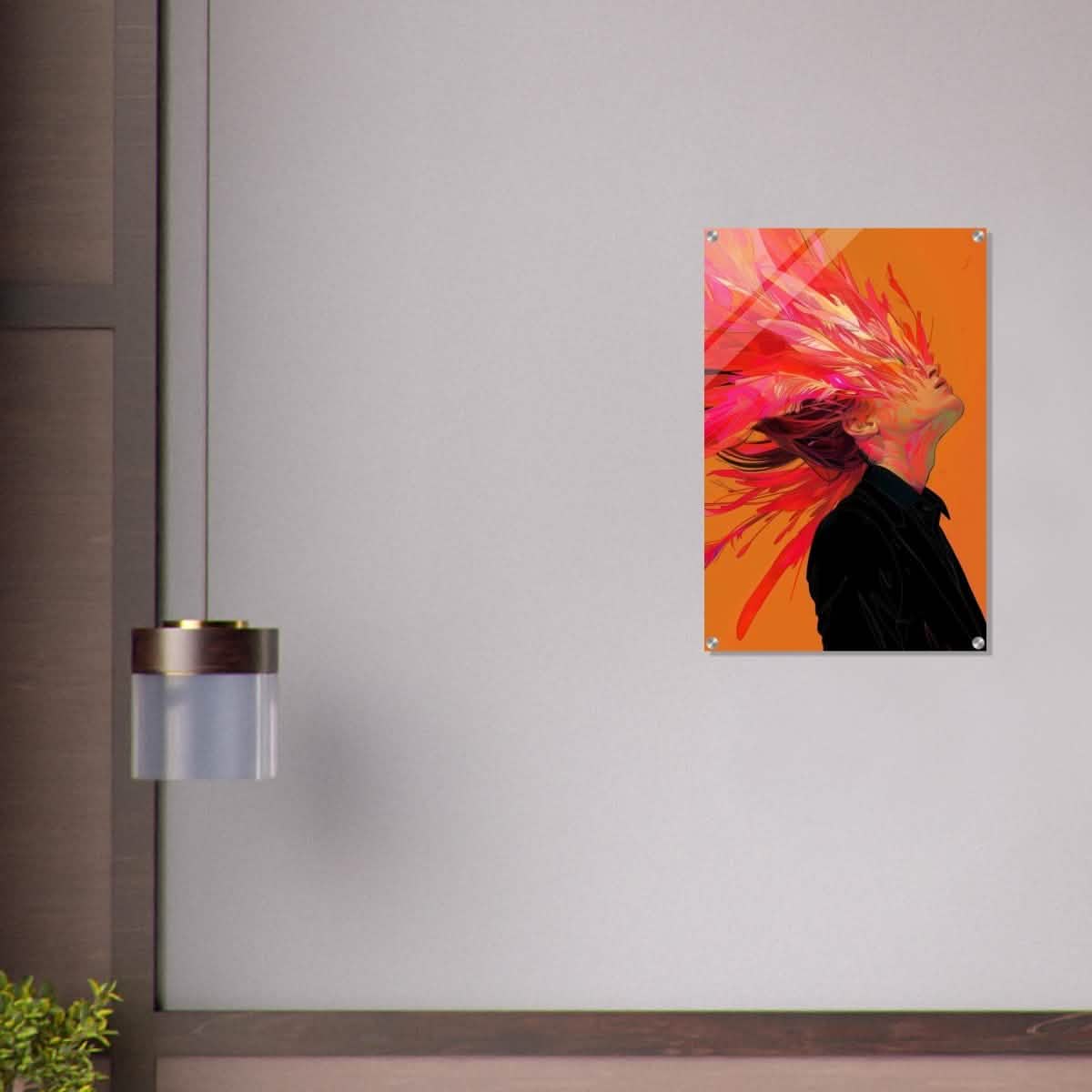 Da Vinci Modern Pop art Wall Art - Acrylic Print - 50x75 cm / 20x30″ -