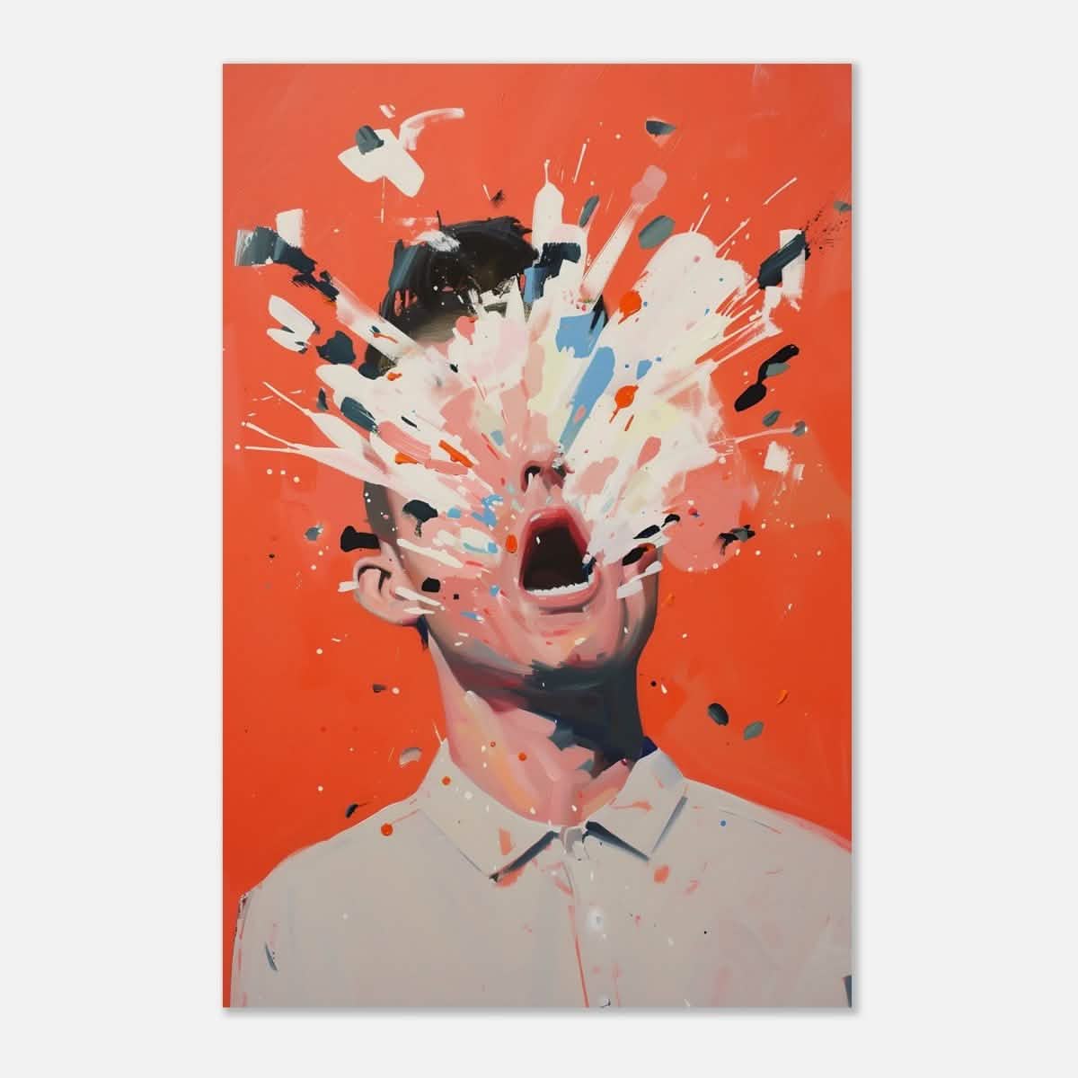 Da Vinci Modern Pop art Wall Art - Aluminum Print - 50x75 cm / 20x30″ -