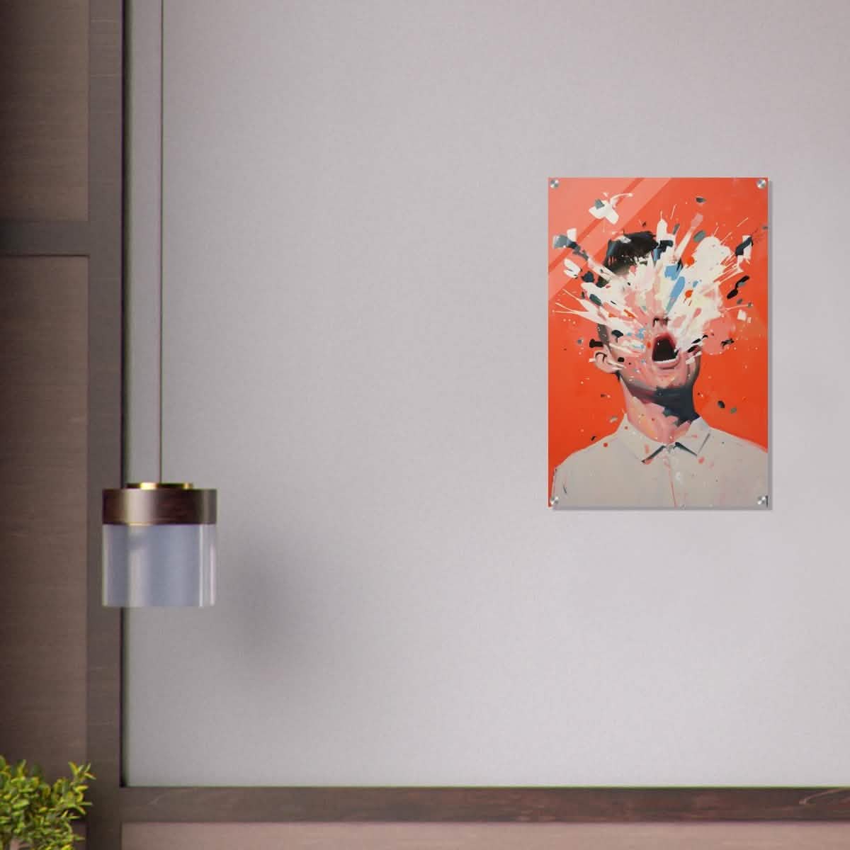 Da Vinci Modern Pop art Wall Art - Acrylic Print - 50x75 cm / 20x30″ -