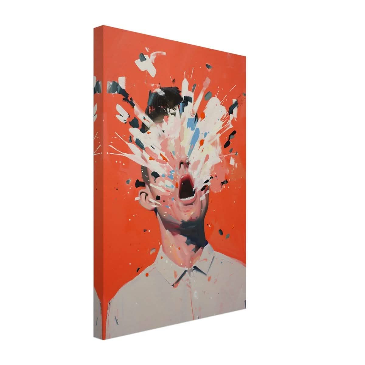 Da Vinci Modern Pop art Wall Art - Canvas - 30x45 cm / 12x18″ - Slim