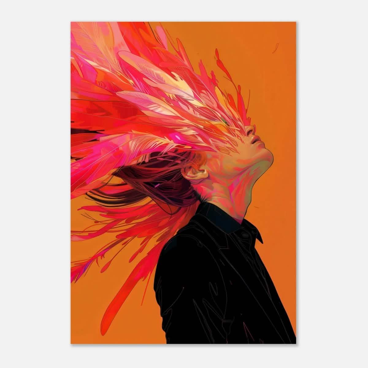 Da Vinci Modern Pop art Wall Art - Aluminum Print - 70x100 cm / 28x40″ -