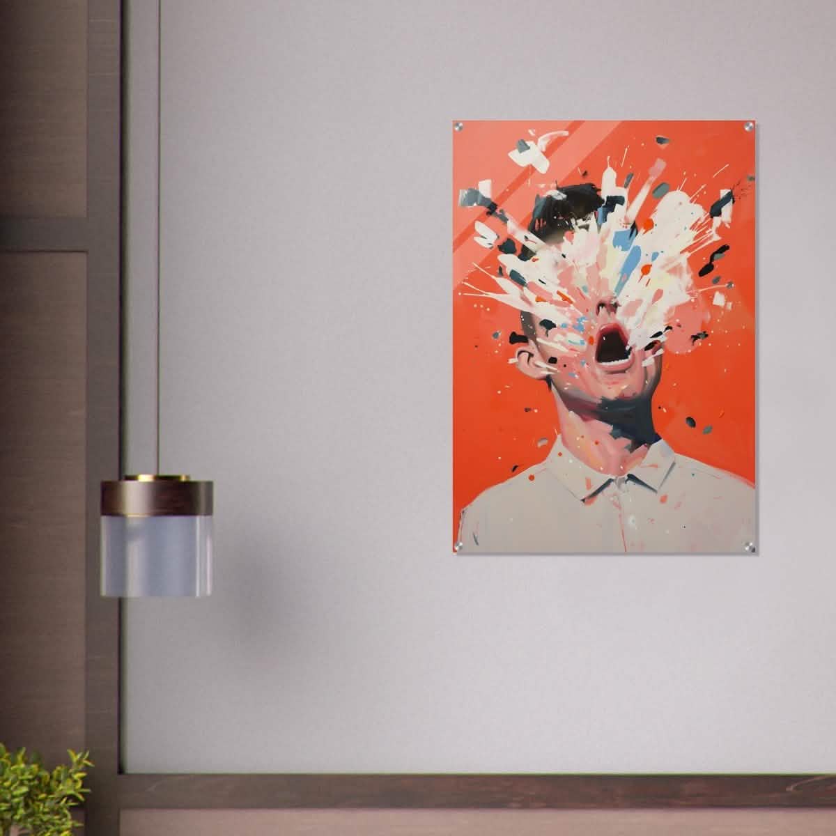 Da Vinci Modern Pop art Wall Art - Acrylic Print - 70x100 cm / 28x40″ -