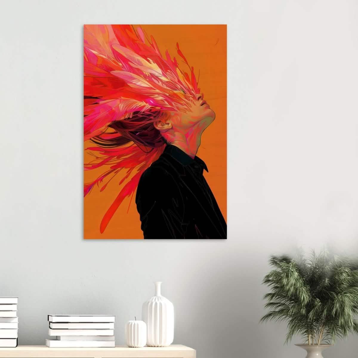 Da Vinci Modern Pop art Wall Art - Wood Prints - 60x90 cm / 24x36″ - 20 mm