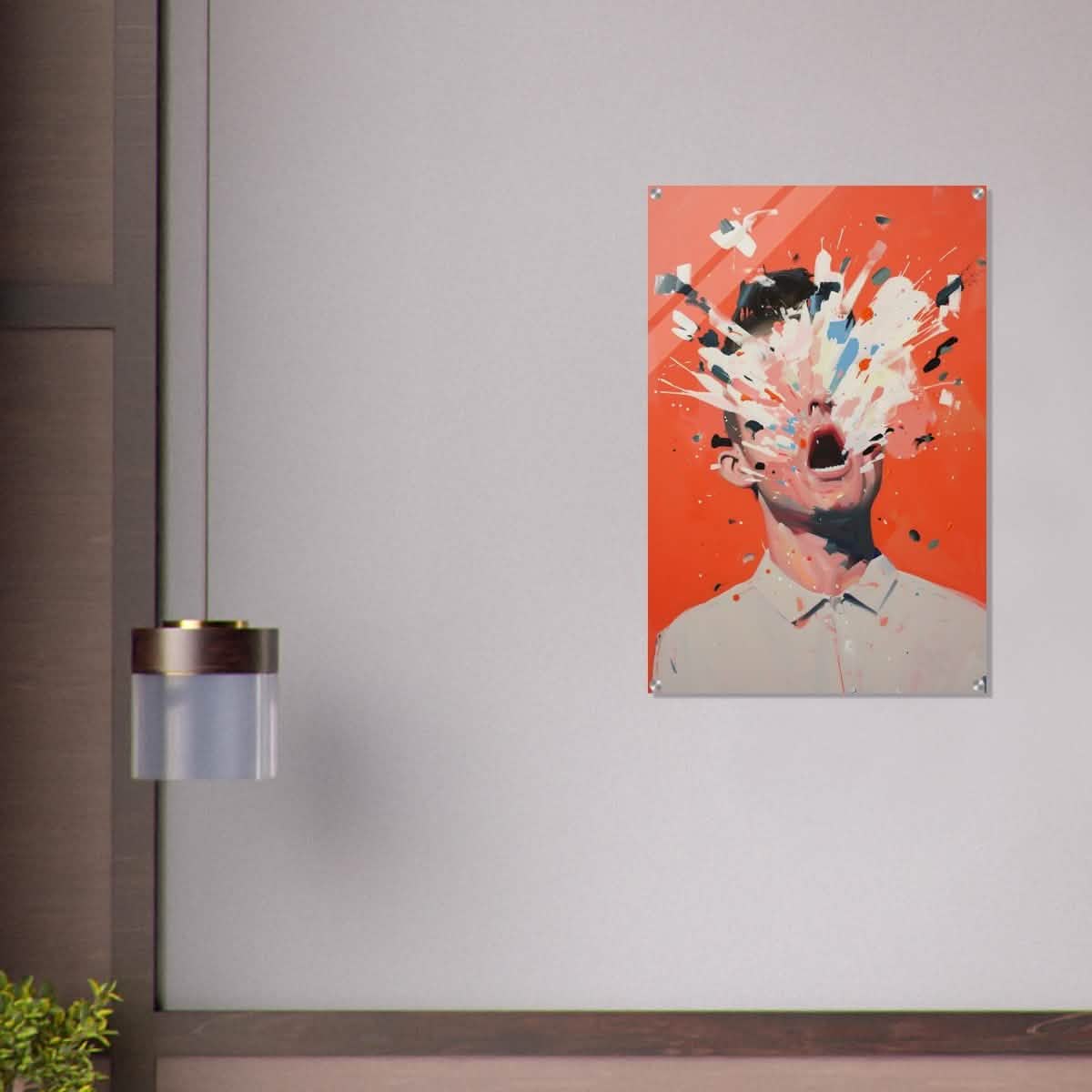 Da Vinci Modern Pop art Wall Art - Acrylic Print - 60x90 cm / 24x36″ -