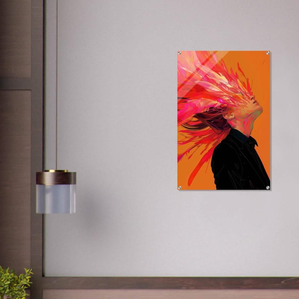 Da Vinci Modern Pop art Wall Art - Acrylic Print - 60x90 cm / 24x36″ -