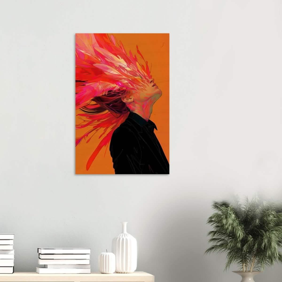 Da Vinci Modern Pop art Wall Art - Wood Prints - 50x75 cm / 20x30″ - 20 mm