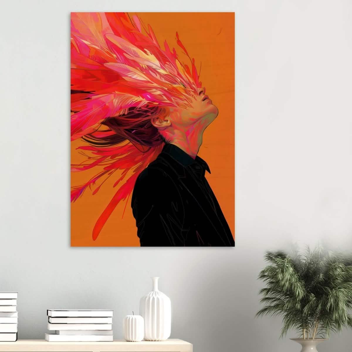 Da Vinci Modern Pop art Wall Art - Wood Prints - 70x100 cm / 28x40″ - 20 mm