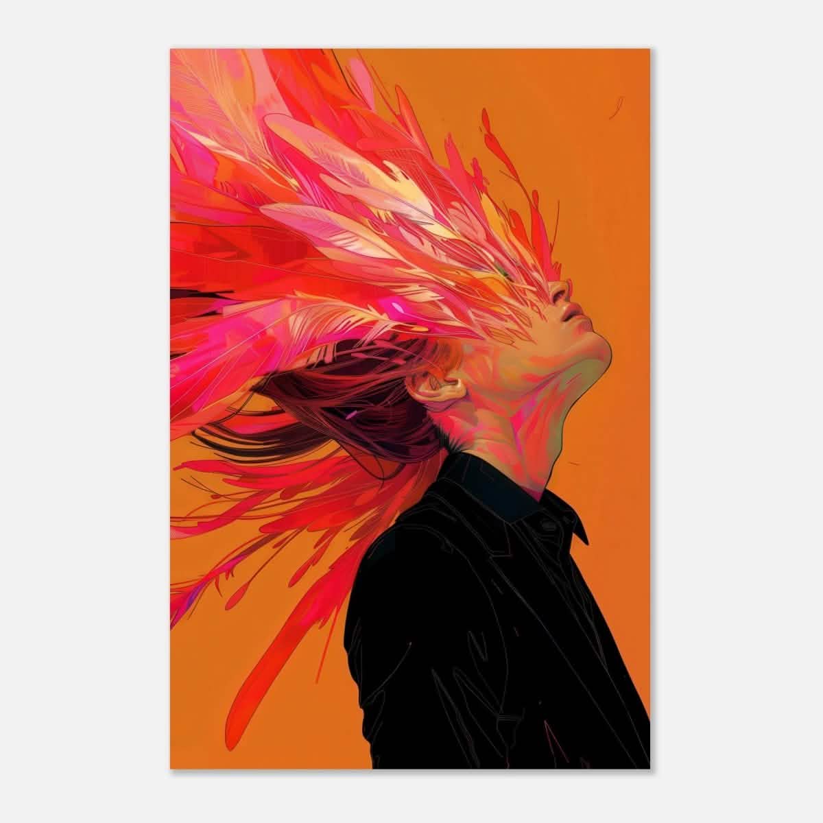 Da Vinci Modern Pop art Wall Art - Aluminum Print - 40x60 cm / 16x24″ -