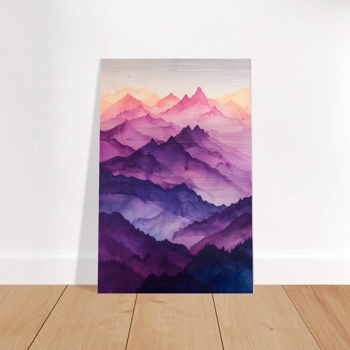 Da Vinci Modern Wall Art | Nature - Brushed Aluminum Print - 30x45 cm / 12x18″ -