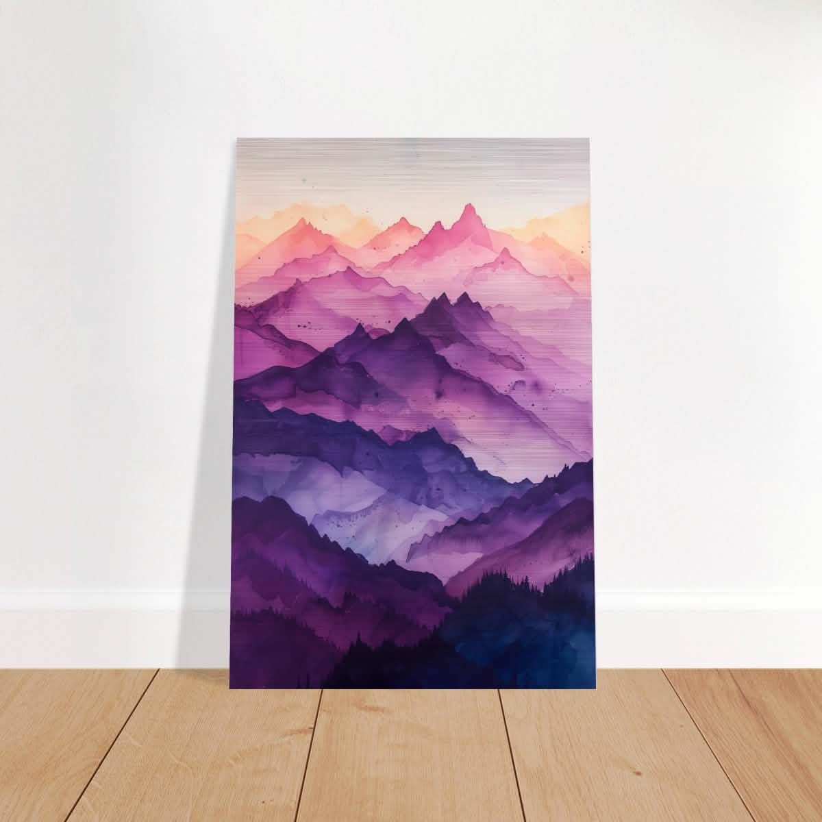 Da Vinci Modern Wall Art | Nature - Brushed Aluminum Print - 50x75 cm / 20x30″ -