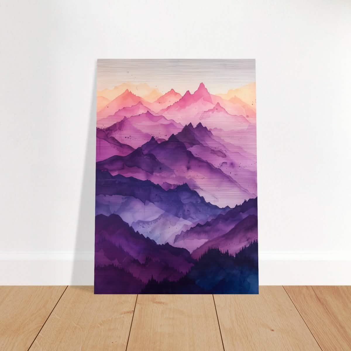 Da Vinci Modern Wall Art | Nature - Brushed Aluminum Print - 70x100 cm / 28x40″ -