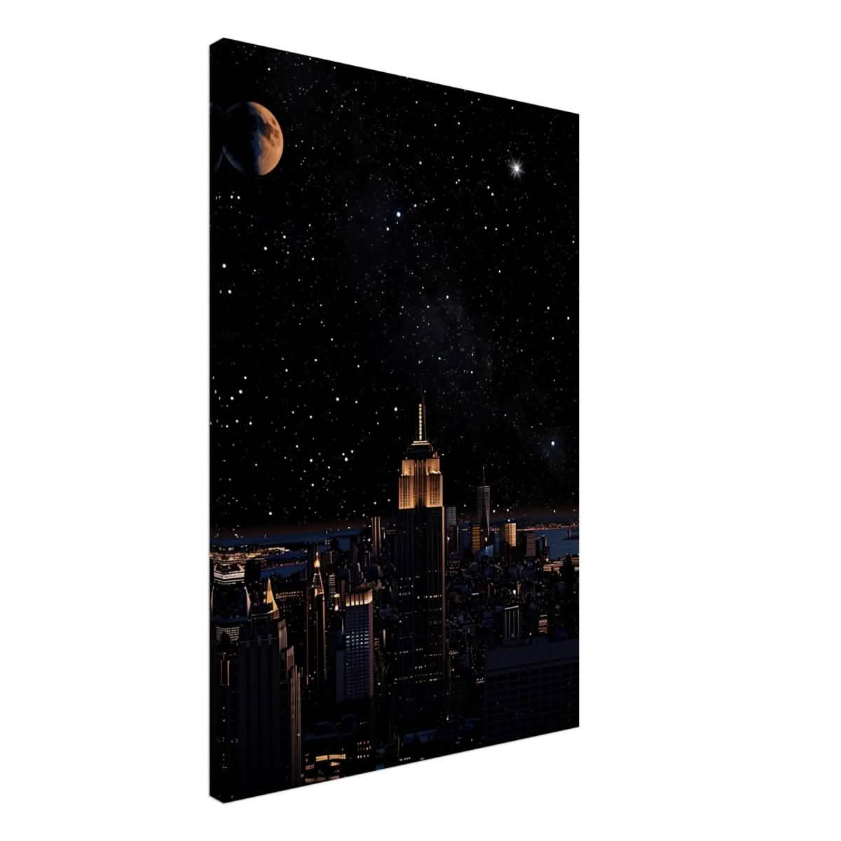 Da Vinci Modern Wall Art | Night - Canvas - 50x75 cm / 20x30″ - Slim