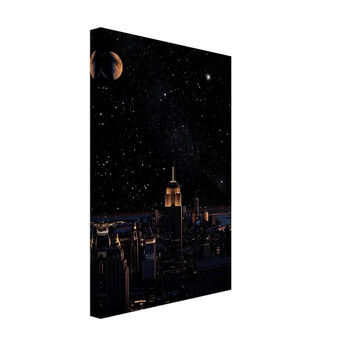 Da Vinci Modern Wall Art | Night - Canvas - 30x45 cm / 12x18″ - Thick