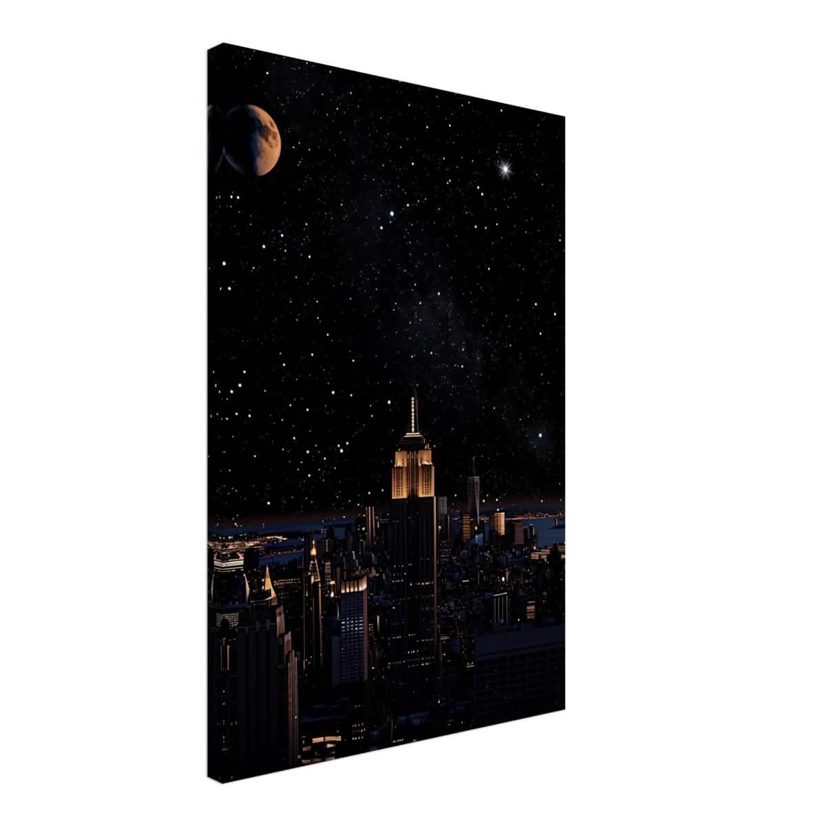 Da Vinci Modern Wall Art | Night - Canvas - 50x75 cm / 20x30″ - Thick