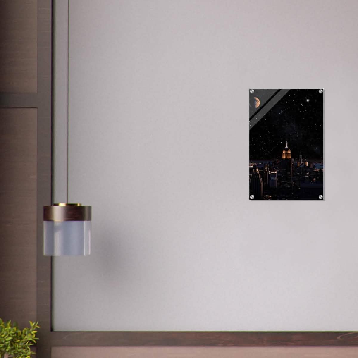 Da Vinci Modern Wall Art | Night - Acrylic Print - 40x60 cm / 16x24″ -