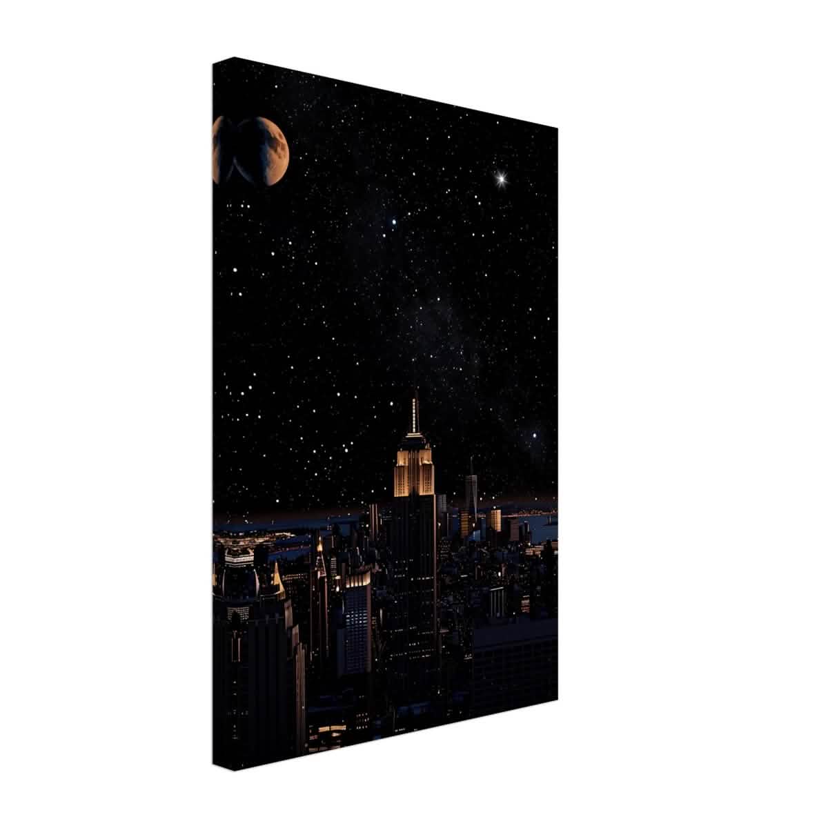 Da Vinci Modern Wall Art | Night - Canvas - 30x45 cm / 12x18″ - Slim