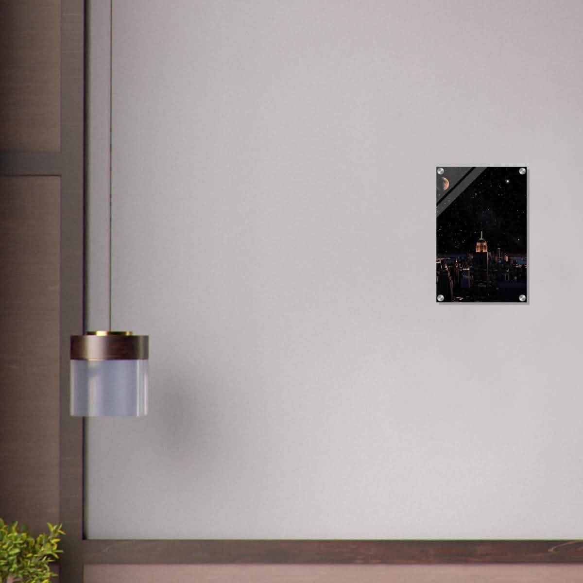 Da Vinci Modern Wall Art | Night - Acrylic Print - 30x45 cm / 12x18″ -