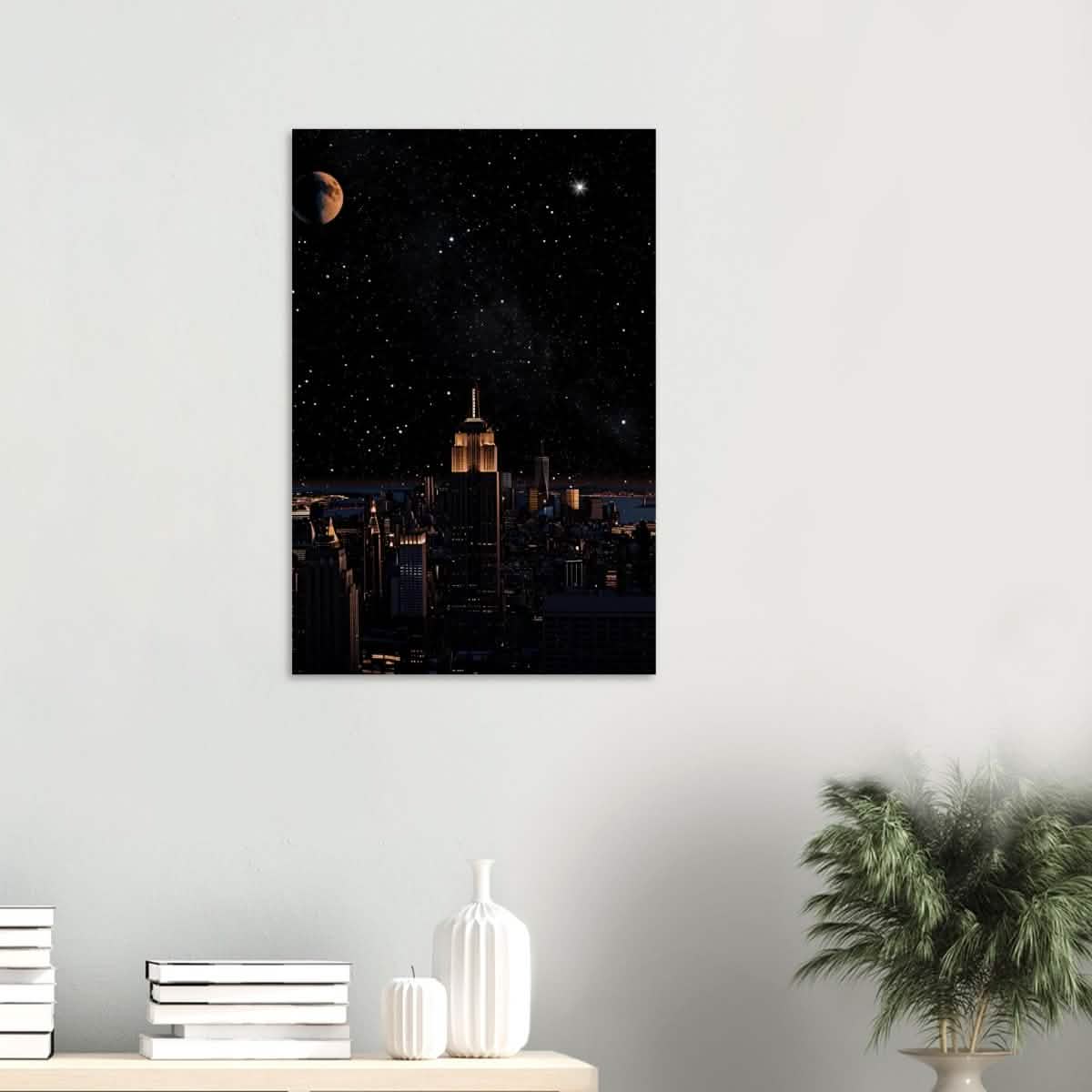 Da Vinci Modern Wall Art | Night - Wood Prints - 50x75 cm / 20x30″ - 10 mm