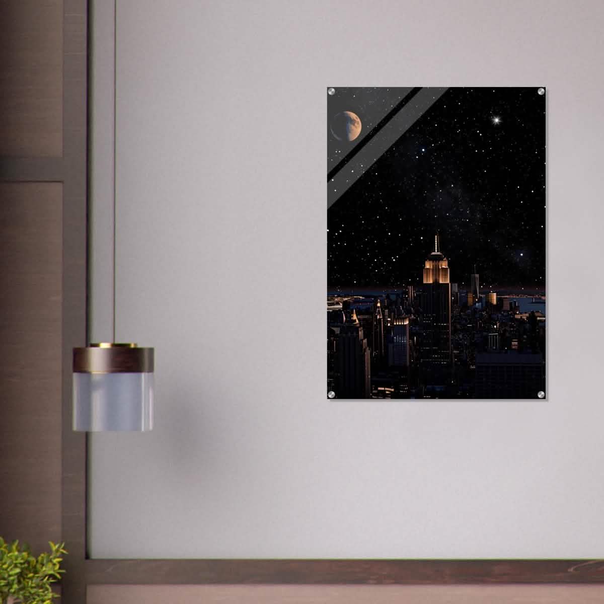 Da Vinci Modern Wall Art | Night - Acrylic Print - 70x100 cm / 28x40″ -