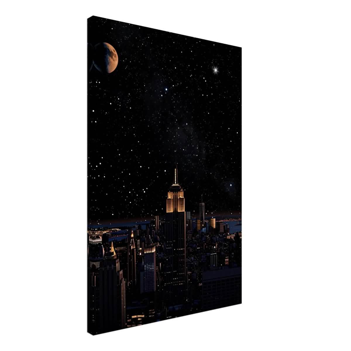 Da Vinci Modern Wall Art | Night - Canvas - 60x90 cm / 24x36″ - Thick