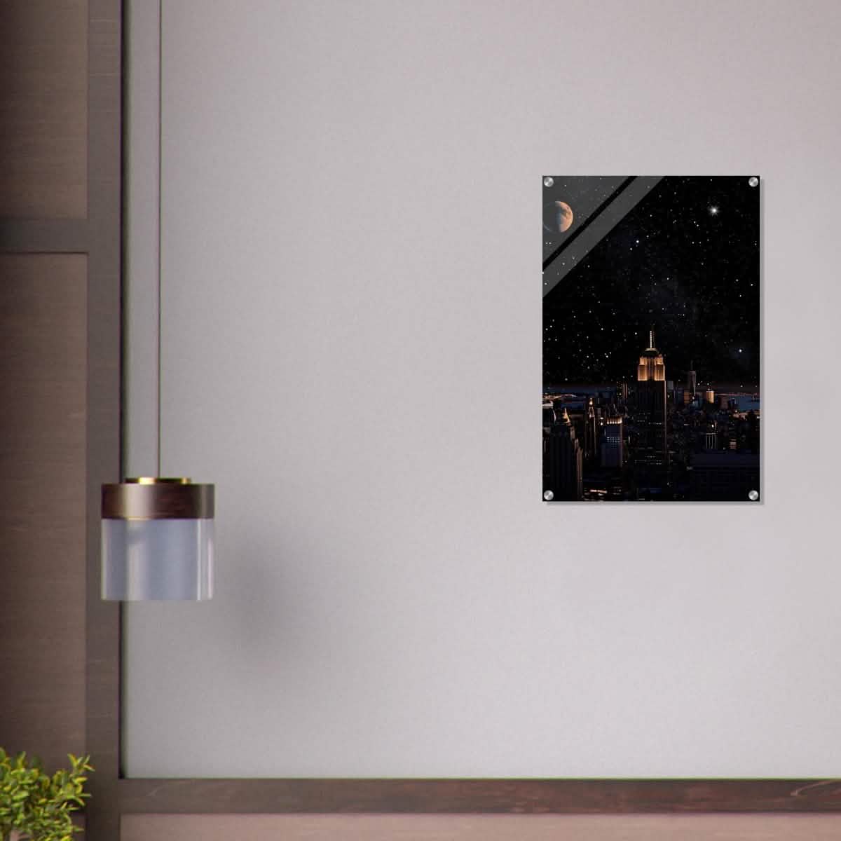 Da Vinci Modern Wall Art | Night - Acrylic Print - 50x75 cm / 20x30″ -