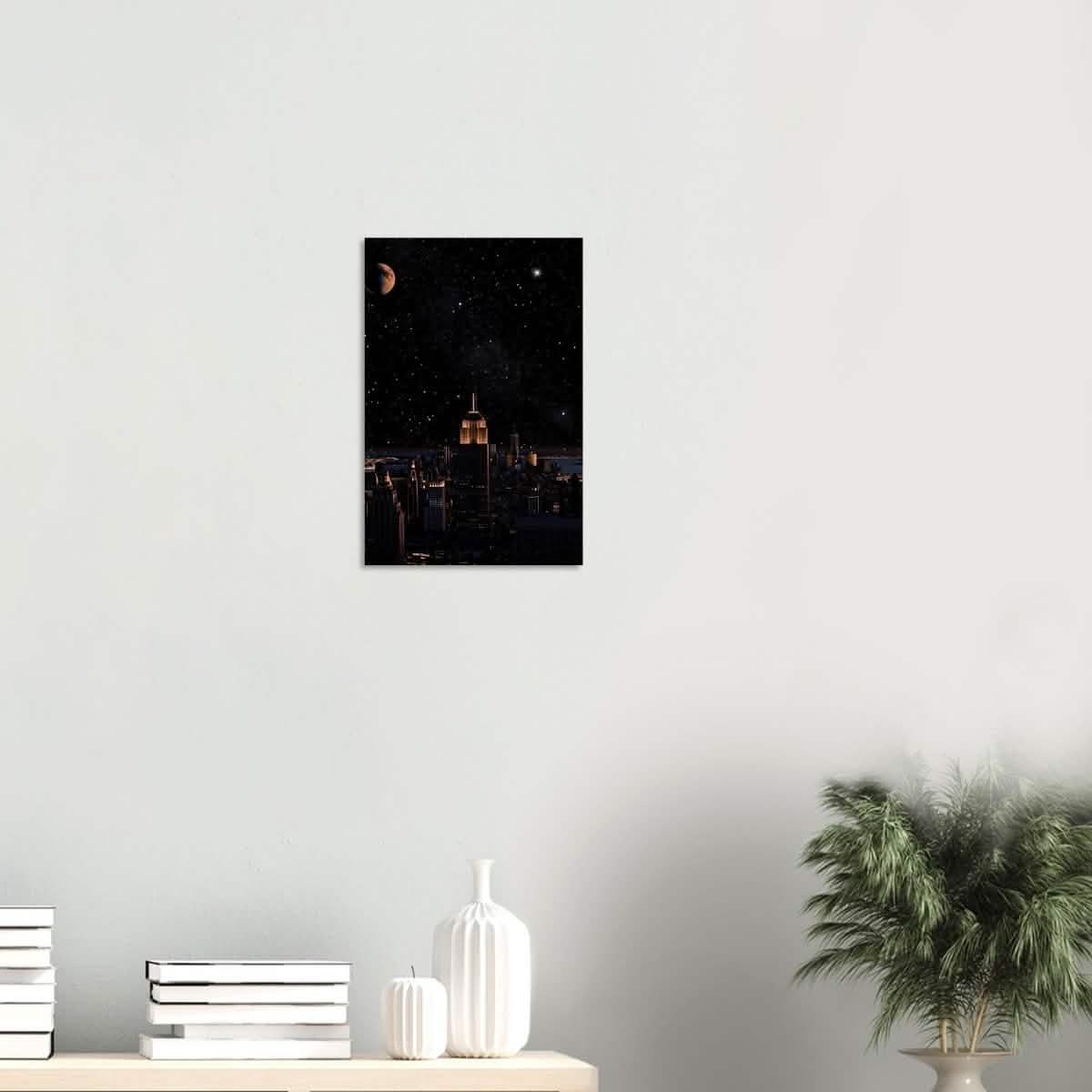 Da Vinci Modern Wall Art | Night - Wood Prints - 30x45 cm / 12x18″ - 20 mm