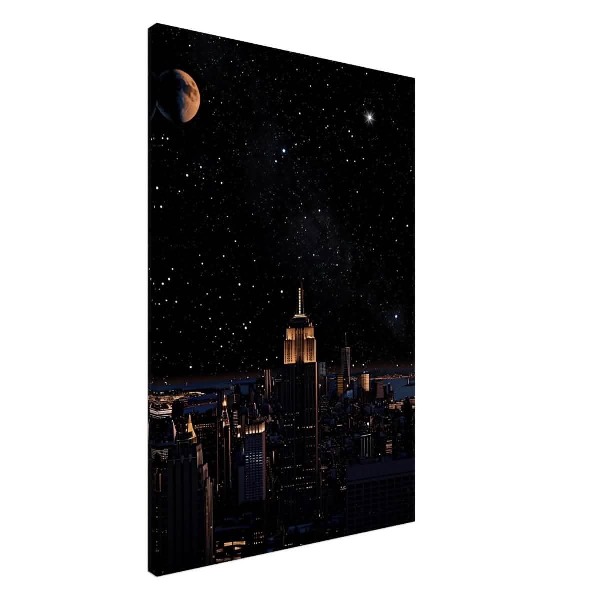 Da Vinci Modern Wall Art | Night - Canvas - 60x90 cm / 24x36″ - Slim