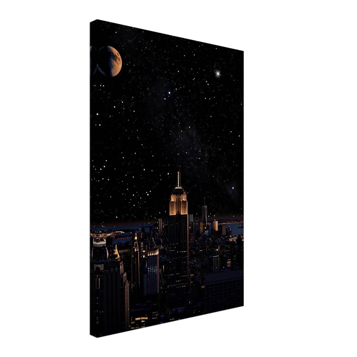 Da Vinci Modern Wall Art | Night - Canvas - 40x60 cm / 16x24″ - Slim