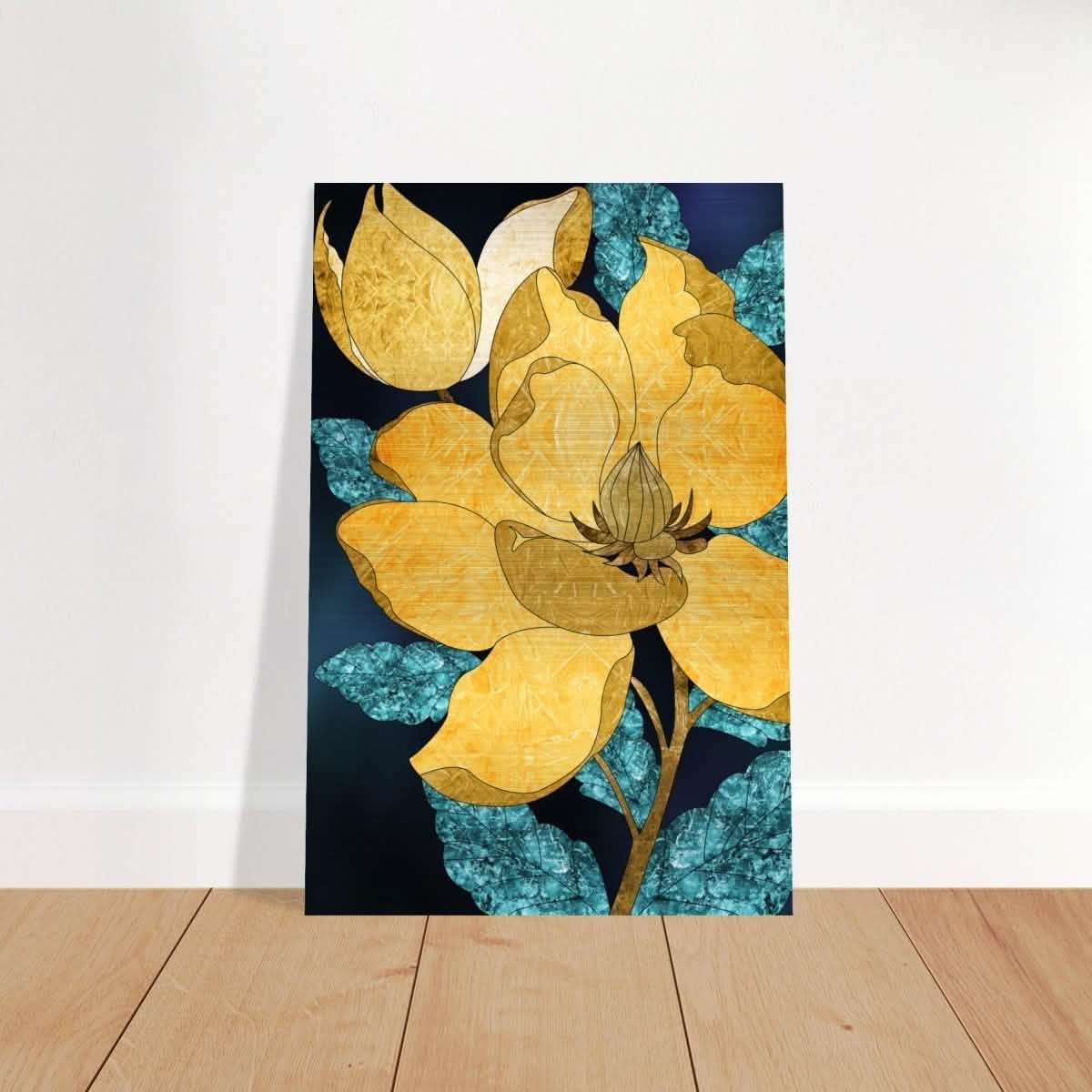 Da Vinci Modern Wall art Print | Modern Wall art Print - Brushed Aluminum Print - 30x45 cm / 12x18″ -