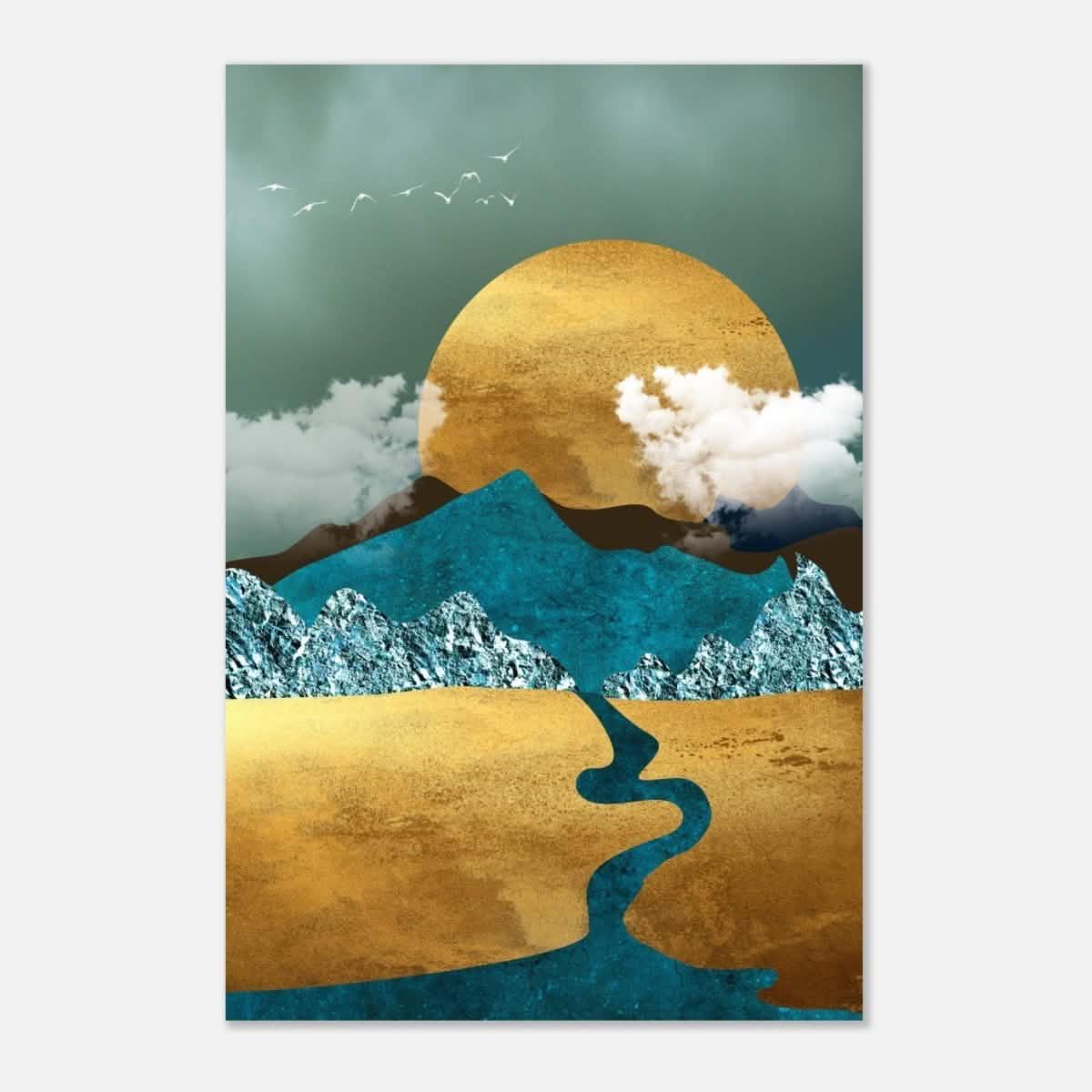 Da Vinci Modern Wall art Print | Modern Wall art Print - Aluminum Print - 30x45 cm / 12x18″ -