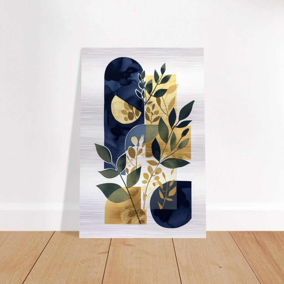 Da Vinci Modern Wall art Print | Modern wall art - Brushed Aluminum Print - 30x45 cm / 12x18″ -