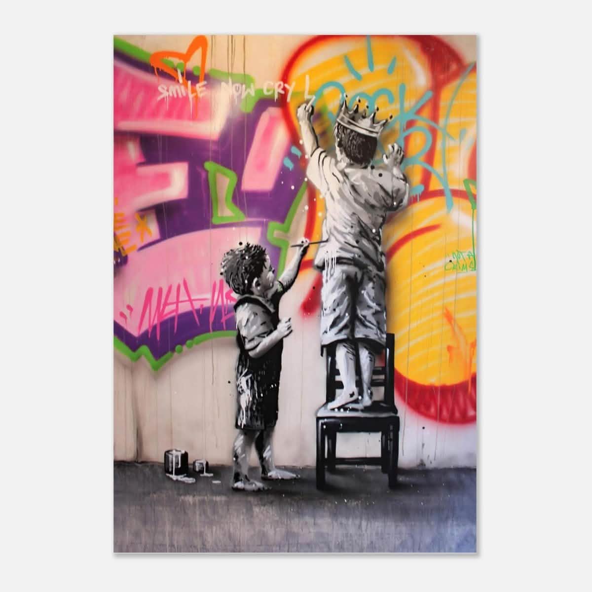 Da Vinci Modern Wall Art | Street Art - Aluminum Print - 70x100 cm / 28x40″ -