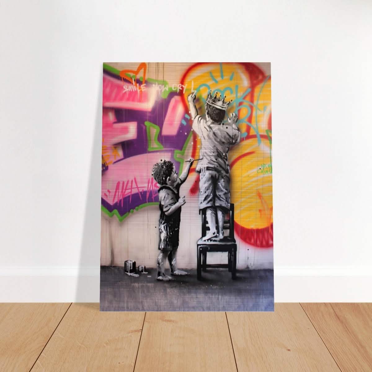 Da Vinci Modern Wall Art | Street Art - Brushed Aluminum Print - 70x100 cm / 28x40″ -