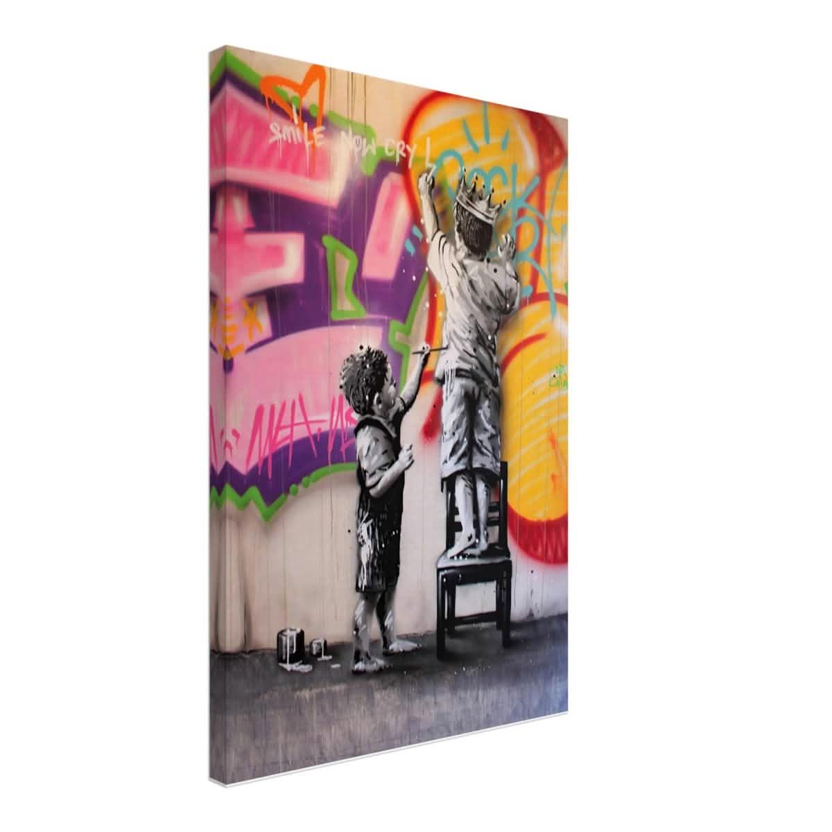 Da Vinci Modern Wall Art | Street Art - Canvas - 40x60 cm / 16x24″ - Slim