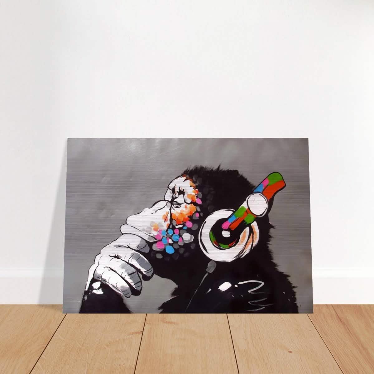 Da Vinci Modern Wall Art | Street Art - Brushed Aluminum Print - 70x100 cm / 28x40″ -